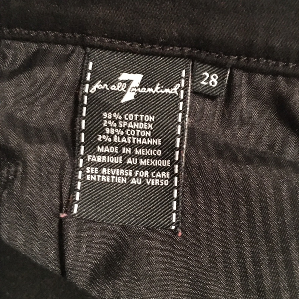 7 For All Mankind Distressed Ankle Jeans With Stretch - Picture 16 of 16